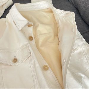 Ferragamo Mens Leather Shirt Size 52 Italy